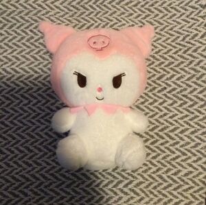 Kuromi Plush Toy - Pink and White